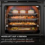 Haier H6 ID23B3YTB – Einbau-Backofen, 78 l, Energieeffizienzklasse A++, Pyrolyse – Bild 5