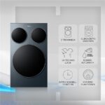 Haier HAMQD 410CBL9GN-84 – Waschmaschine, 10 kg, 1330 U/min, Energieeffizienzklasse A – Bild 3