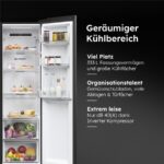 Haier HSR5918DIPB SBS 90 SERIE 5 – Side-by-Side-Kühlschrank, 511 l, Energieeffizienzklasse D, No Frost – Bild 2