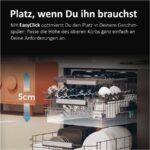 Haier XU 4C4E1S-84 Washlens Plus Serie 2 – Geschirrspüler, 14 Maßgedecke, Energieeffizienzklasse C, 60 cm – Bild 6