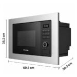 Heinner HMW-MD20BISS – Mikrowelle, 20 l, 800 W, mit Grill – Bild 2