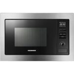 Heinner HMW-MDBI25GDIX – Einbau-Mikrowellenofen, 25 l, 900 W, mit Grill