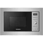 Heinner HMW-MDBI28GDIX – Einbau-Mikrowellenofen, 28 l, 900 W, mit Grill