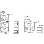 Heinner HMW-MDBI28GDIX – Einbau-Mikrowellenofen, 28 l, 900 W, mit Grill – Bild 2