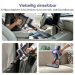 Hiazurm 6-in-1 Kabelloser – Akku-Staubsauger, bis 70 min Laufzeit – Bild 6