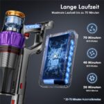 Hiazurm 8-in-1 – Akku-Staubsauger, 2 l Staubbehälter, bis 70 min Laufzeit – Bild 10