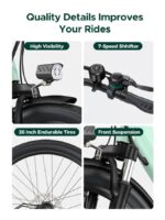 Hillmiles MileCity 1 Citybike – Pedelec (Citybike), bis 100 km Reichweite – Bild 4