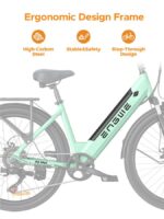 Hillmiles MileCity-blue Citybike – E-Bike (Citybike), 250 W, 36 V / 13 Ah (468 Wh), bis 100 km Reichweite – Bild 4