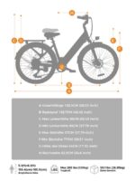 Hillmiles Milecity Citybike – E-Bike (Citybike), bis 100 km Reichweite (Art.-Nr. 154456694) – Bild 7