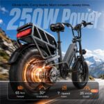 Hillmiles MileLink 1 Citybike – E-Bike (Citybike), 250 W, 48 V / 25 Ah (1200 Wh), bis 120 km Reichweite – Bild 3