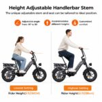 Hillmiles MileLink 1 Citybike – E-Bike (Citybike), 250 W, 48 V / 25 Ah (1200 Wh), bis 120 km Reichweite – Bild 5
