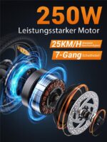 Hillmiles Mileport Kompakt-/Faltrad – E-Bike (Faltrad), bis 100 km Reichweite (Art.-Nr. 177264546) – Bild 2
