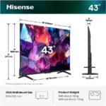 Hisense 43Q7S PRO – QLED-Fernseher, 43 Zoll, 4K Ultra HD, 144 Hz – Bild 2