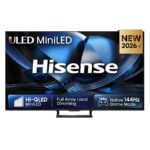 Hisense 65U7SE – Mini-LED-Fernseher, 65 Zoll, 4K Ultra HD, 144 Hz