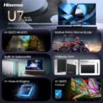Hisense 65U7SE – Mini-LED-Fernseher, 65 Zoll, 4K Ultra HD, 144 Hz – Bild 5