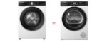 Hisense WF3S8043BW3 und DH3S802BW3 Wärmepumpentrockner – Waschmaschine (Set)
