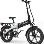 Hitway BK10S1 Kompakt-/Faltrad – Pedelec (Faltrad), 250 W, 48 V / 13 Ah (624 Wh), bis 120 km Reichweite