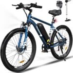 Hitway BK15 Mountainbike – Pedelec (Mountainbike), 250 W, 48 V / 15 Ah (720 Wh), bis 80 km Reichweite