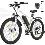 Hitway BK15P Mountainbike – E-Bike (Mountainbike), 250 W, 36 V / 13 Ah (468 Wh), bis 100 km Reichweite