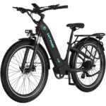 Hitway BK16 26x3.0Zoll – Pedelec (Citybike), 250 W, 48 V / 18 Ah (864 Wh), bis 80 km Reichweite