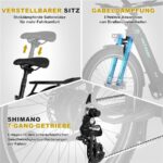 Hitway BK16 26x3.0Zoll – Pedelec (Citybike), 250 W, 48 V / 18 Ah (864 Wh), bis 80 km Reichweite – Bild 6