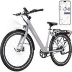 Hitway BK18PRO Citybike – E-Bike (Citybike), 250 W, 36 V / 10,4 Ah (374 Wh), bis 80 km Reichweite