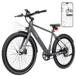 Hitway BK19PRO Citybike – E-Bike (Citybike), 250 W, 36 V / 10,4 Ah (374 Wh), bis 80 km Reichweite