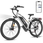 Hitway BK27PRO Citybike – Pedelec (Citybike), 250 W, 48 V / 16 Ah (768 Wh), bis 120 km Reichweite (Art.-Nr. 173773815)