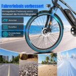 Hitway BK27S Citybike – Pedelec (Citybike), 250 W, 36 V / 13 Ah (468 Wh), bis 100 km Reichweite – Bild 5