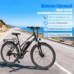 Hitway BK27S Citybike – Pedelec (Citybike), 250 W, 36 V / 13 Ah (468 Wh), bis 100 km Reichweite – Bild 6