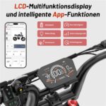 Hitway BK28 All Terrain Bike – Pedelec (All Terrain Bike), 250 W, 48 V / 25 Ah (1200 Wh), bis 100 km Reichweite – Bild 6