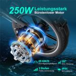 Hitway BK30 All Terrain Bike – Pedelec (All Terrain Bike), 250 W, 48 V / 23,4 Ah (1123 Wh), bis 180 km Reichweite – Bild 3