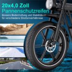 Hitway BK30 All Terrain Bike – Pedelec (All Terrain Bike), 250 W, 48 V / 23,4 Ah (1123 Wh), bis 180 km Reichweite – Bild 5