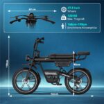 Hitway BK30 All Terrain Bike – Pedelec (All Terrain Bike), 250 W, 48 V / 23,4 Ah (1123 Wh), bis 180 km Reichweite – Bild 7