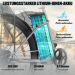 Hitway BK31 E Bike Damen Städtisches Pendler E-Bikes – Pedelec (Damenrad), 250 W, 36 V / 13 Ah (468 Wh), bis 90 km Reichweite (Art.-Nr. 148416989) – Bild 3