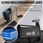 Hitway BK35S Kompakt-/Faltrad – E-Bike (Faltrad), 250 W, 36 V / 9 Ah (324 Wh), bis 70 km Reichweite – Bild 3