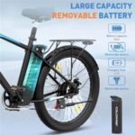 Hitway BK3MS – E-Bike (Mountainbike), 250 W, 36 V / 15 Ah (540 Wh), bis 100 km Reichweite – Bild 2