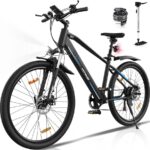 Hitway BK7S 26" 250W Mountainbike – Pedelec (Mountainbike), 250 W, 36 V / 12 Ah (432 Wh), bis 90 km Reichweite