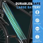 Hitway BK7S 26" 250W Mountainbike – Pedelec (Mountainbike), 250 W, 36 V / 12 Ah (432 Wh), bis 90 km Reichweite – Bild 3