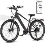 Hitway BK7SPro Citybike – E-Bike (Citybike), 250 W, 36 V / 12,8 Ah (461 Wh), bis 80 km Reichweite