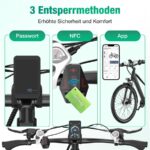 Hitway BK7SPro Citybike – E-Bike (Citybike), 250 W, 36 V / 12,8 Ah (461 Wh), bis 80 km Reichweite – Bild 3