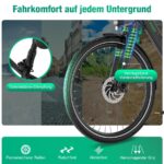 Hitway BK7SPro Citybike – E-Bike (Citybike), 250 W, 36 V / 12,8 Ah (461 Wh), bis 80 km Reichweite – Bild 8