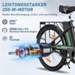 Hitway BK8S Citybike – Pedelec (Citybike), 250 W, 36 V / 7,8 Ah (281 Wh), bis 80 km Reichweite – Bild 2