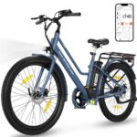 Hitway BK8SL Urbanbike – E-Bike (Urbanbike), 250 W, 36 V / 13 Ah (468 Wh), bis 100 km Reichweite