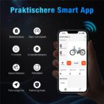 Hitway BK8SL Urbanbike – E-Bike (Urbanbike), 250 W, 36 V / 13 Ah (468 Wh), bis 100 km Reichweite – Bild 3