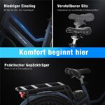 Hitway BK8SL Urbanbike – E-Bike (Urbanbike), 250 W, 36 V / 13 Ah (468 Wh), bis 100 km Reichweite – Bild 6