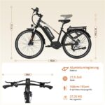 Hitway BKU1 Citybike – Pedelec (Citybike), 250 W, 36 V / 13 Ah (468 Wh), bis 150 km Reichweite – Bild 7