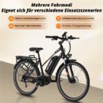 Hitway BKU1 Citybike – Pedelec (Citybike), 250 W, 36 V / 13 Ah (468 Wh), bis 150 km Reichweite – Bild 9