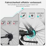 Hitway Intelligentes – Pedelec (Citybike), 250 W, 36 V / 9,6 Ah (346 Wh), bis 70 km Reichweite – Bild 8