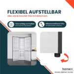 Homex CFSN2531C-B – Kühl-Gefrier-Kombination, 253 l, Energieeffizienzklasse C, No Frost – Bild 11